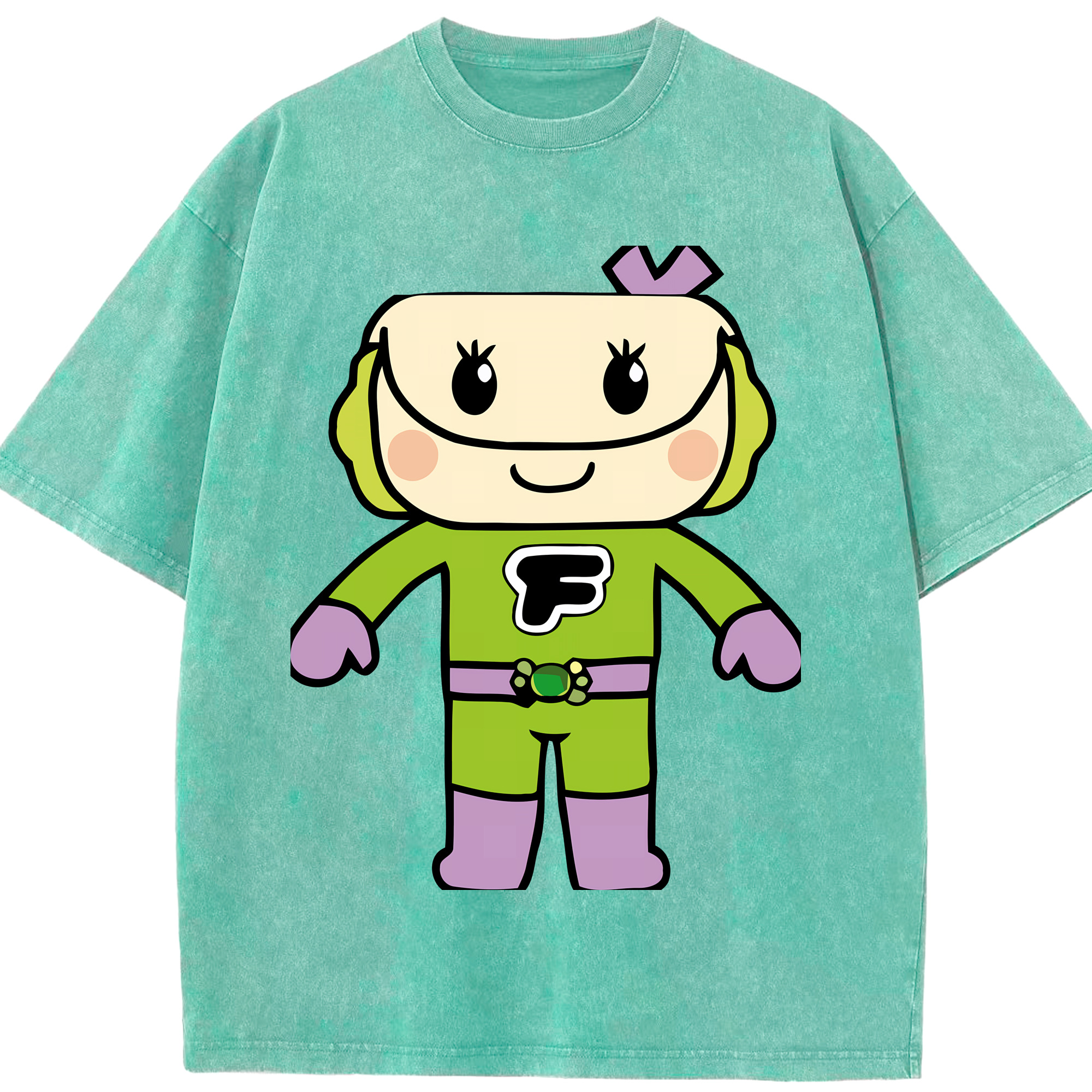 （画像用） アンパンマン Anpanman 綿100% ヴィンテージ風 半袖Tシャツ（フロントプリント）